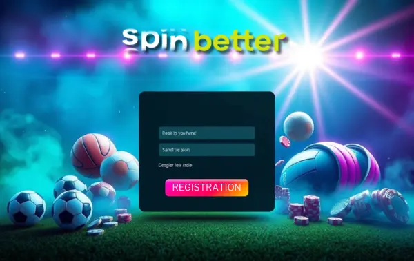 How to register on Spinbetter